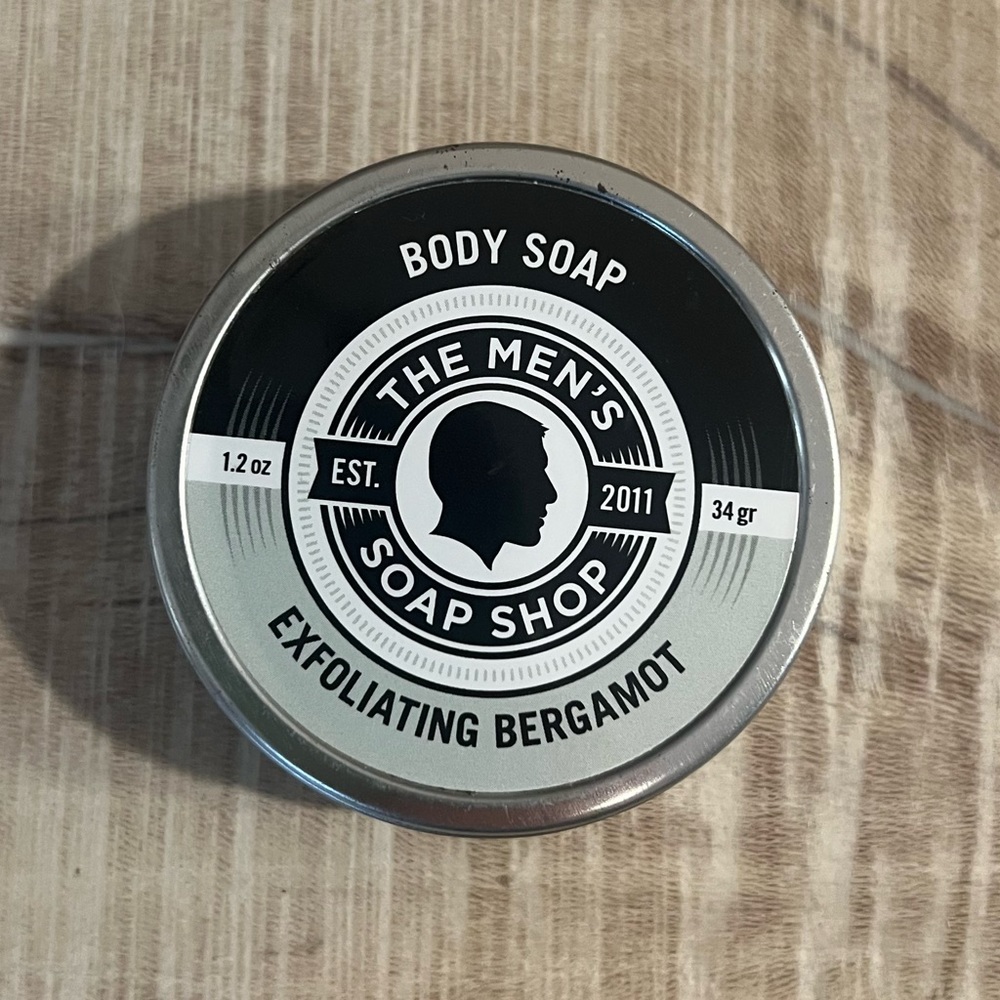 The Men’s Soap Shop Body Soap. Exfoliating Bergamot